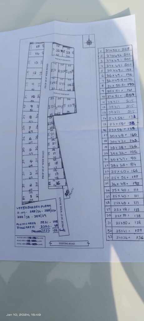 Rajapatruni palem layout